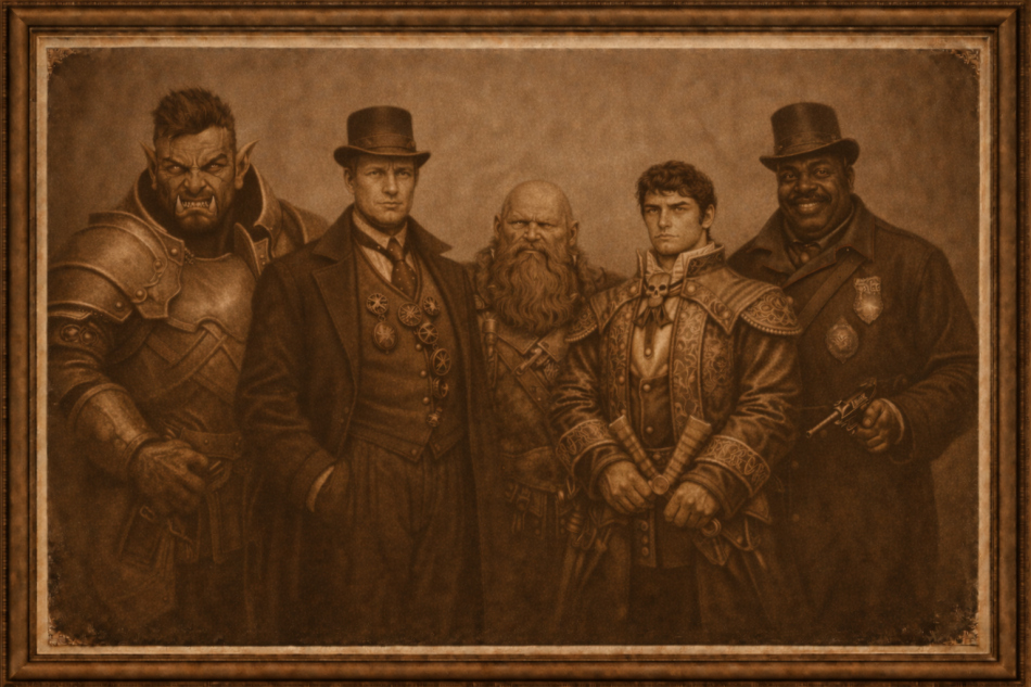  Victor Pucovskivich, Lusat Valthorne, Thorun Darkstone, Bogdan Moravec, Carl J. Winslow